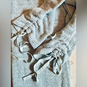 Cozy Knit Sweater in Light Blue